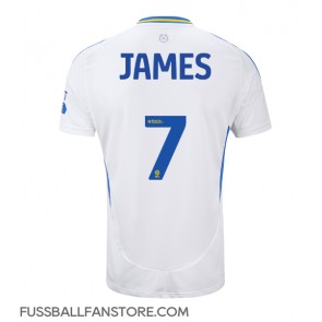 Leeds United Daniel James #7 Replik Heimtrikot 2024-25 Kurzarm